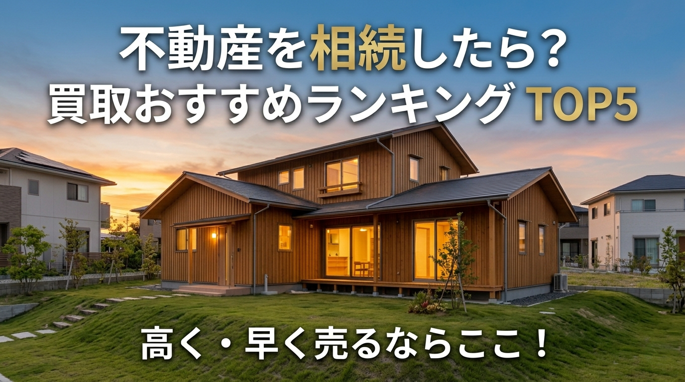 不動産を相続したら？買取おすすめランキングTOP5｜高く・早く売るならここ！
